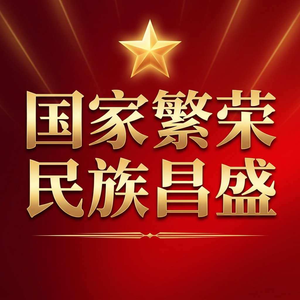 国家繁荣 民族昌盛